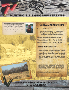 Hunting & Fishing Flyer