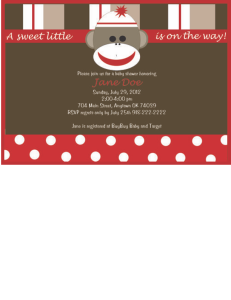 Baby Shower Invitation